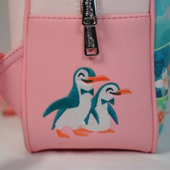 Loungefly Disney Mary Poppins & Bert Jolly Mini Backpack & Wallet Set NWT - Picture 5 of 6